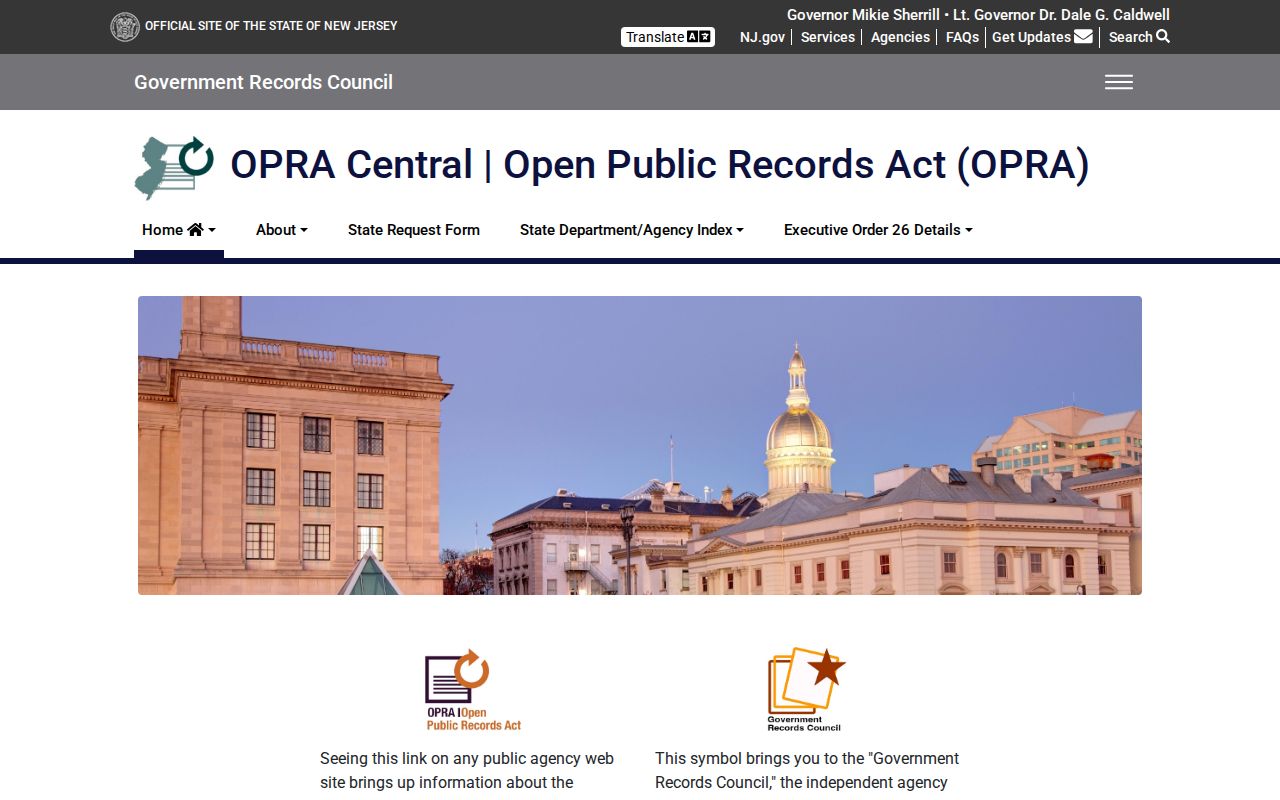 Secaucus residents directory New Jersey OPRA request information